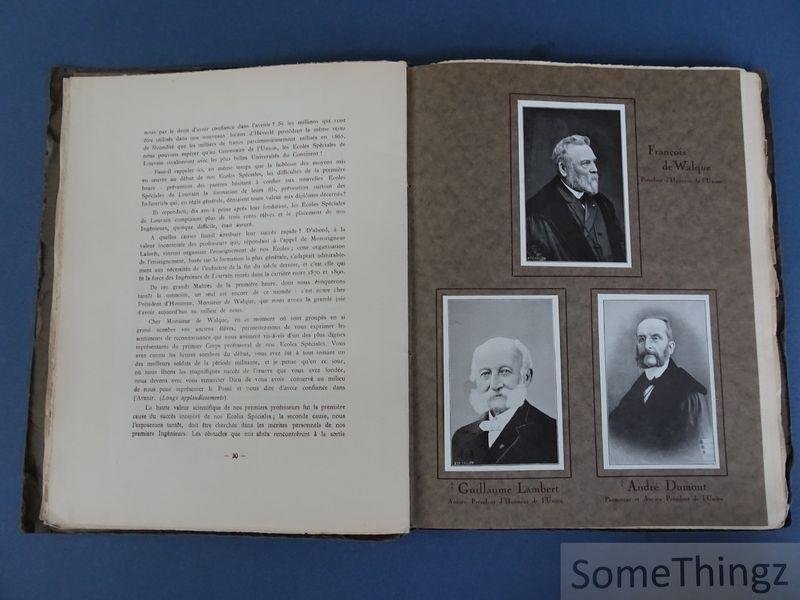 N/A. - Fêtes du Cinquantième Anniversaire de l'Union des Ingénieurs sortis des Ecoles Spéciales de Louvain. 1872-1922.
