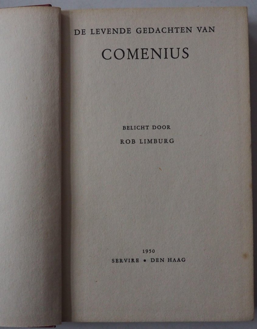 Limburg Rob, Belicht door - De levende gedachten van Comenius
