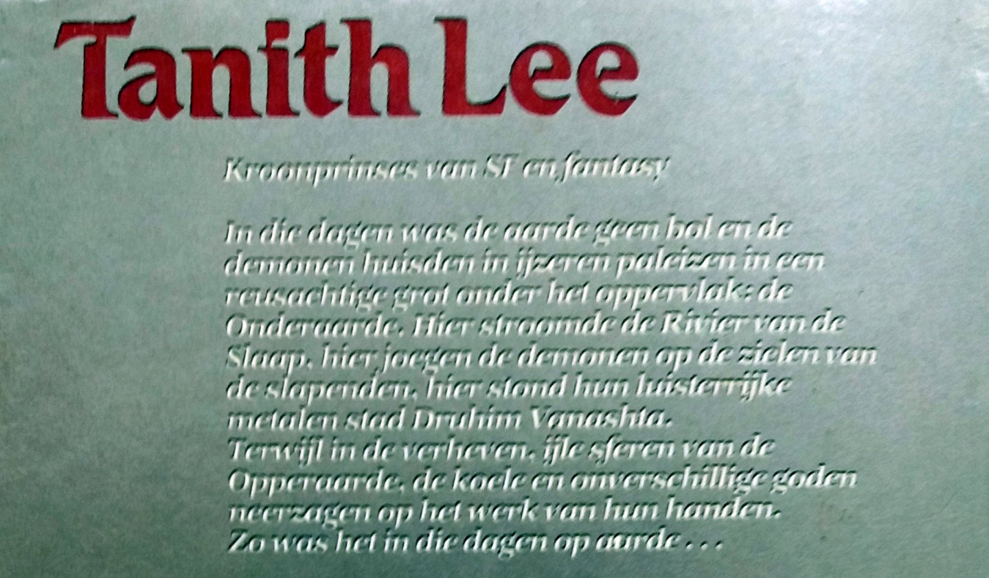 Lee, Tanith - Meester van de Dood (Ex.1) (De Heren van de Duisternis - Tweede Boek)