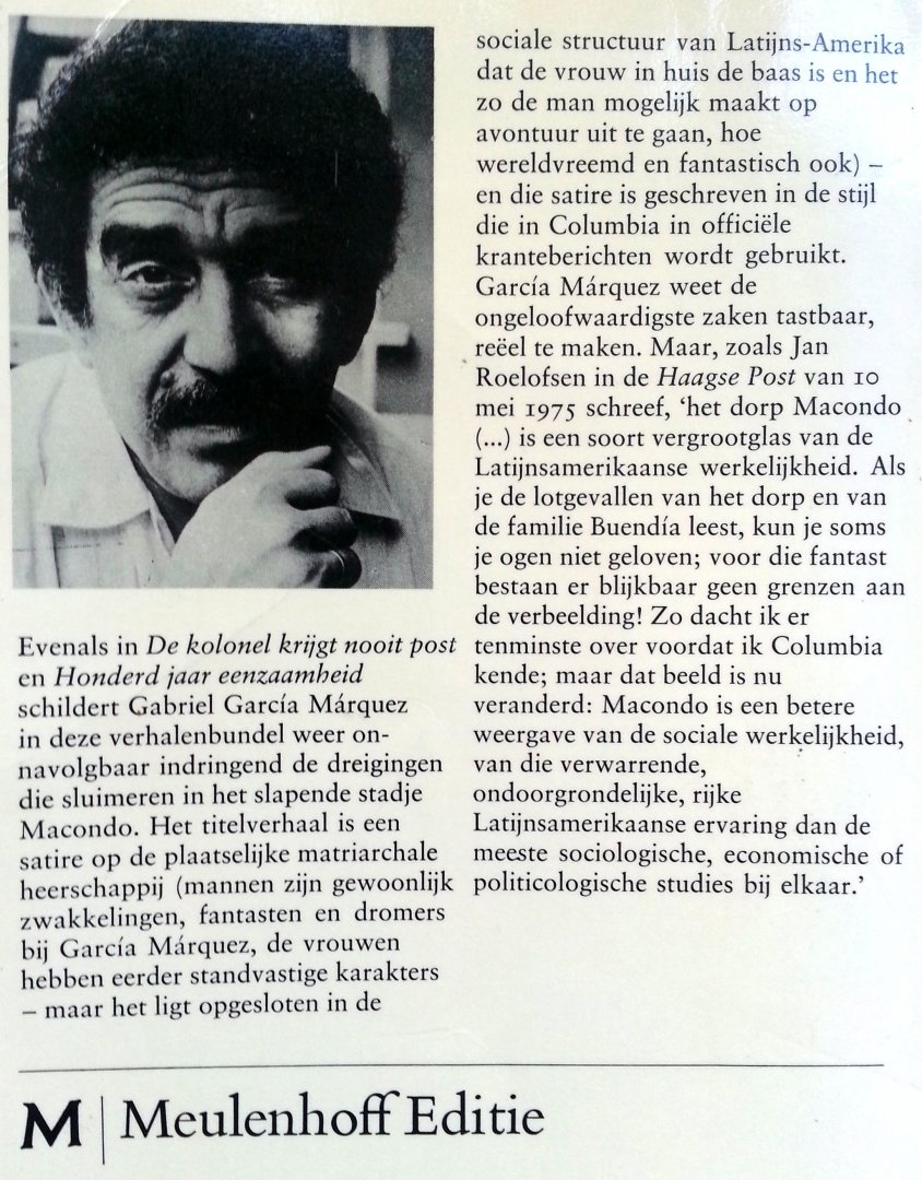 Márquez, Gabriel García - De uitvaart van Mamá Grande