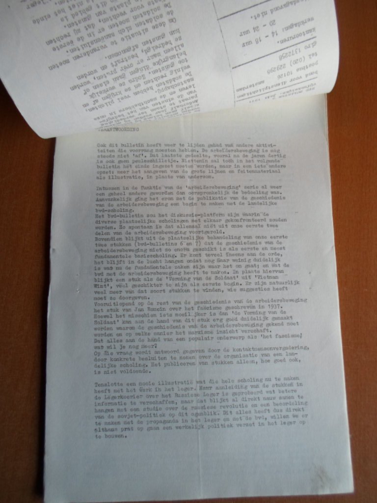  - Het BVD [Bond voor Dienstweigeraars] Bulletin