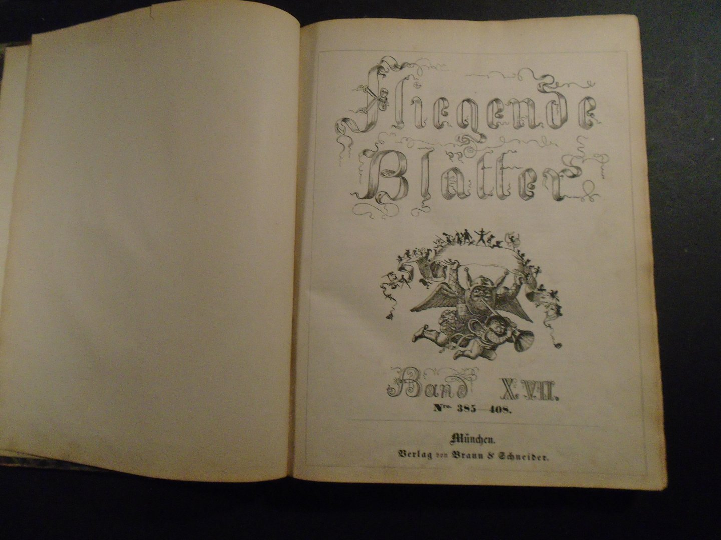 div. - Fliegende Blatter. Band XVII nrs. 385-408.