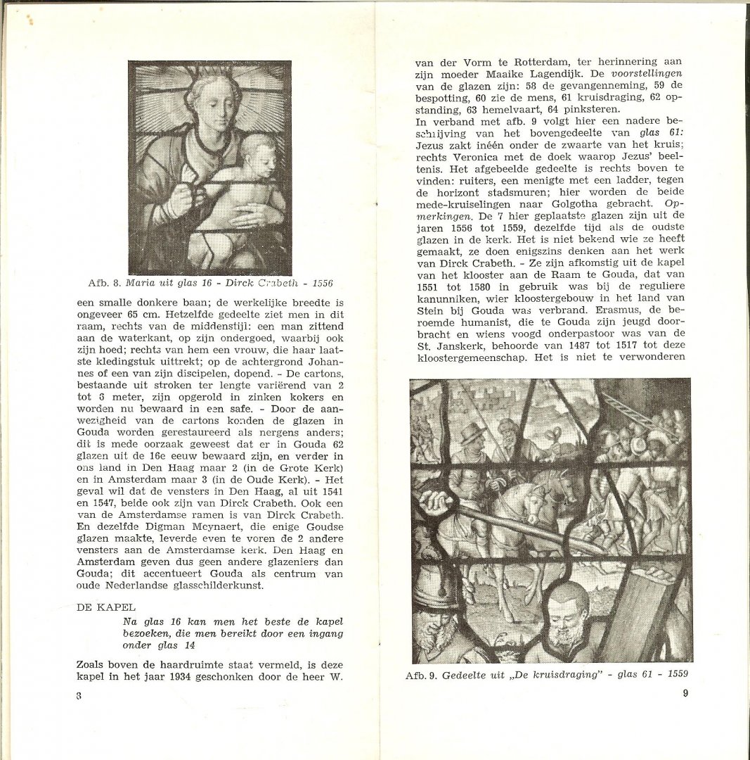 Rijksen, A.A.J. - De Gebrandschilderde Glazen van de St. Janskerk te Gouda.