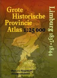  - Grote historische provincie atlas Limburg, 1837-1844 + losse kaart. Schaal 1: 25.000
