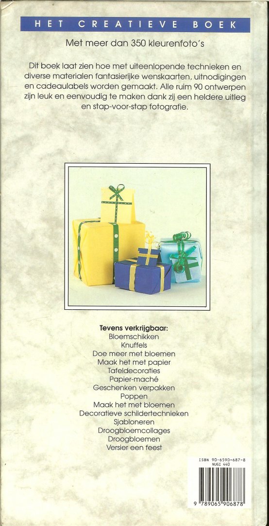 Claxton Annette eindredactie  Wybrand Scheffer - Wenskaarten  Boek ..  Meer dan 90 Creatieve ideeen  een zelfgemaakte  kaart voor iedere gelegenheid