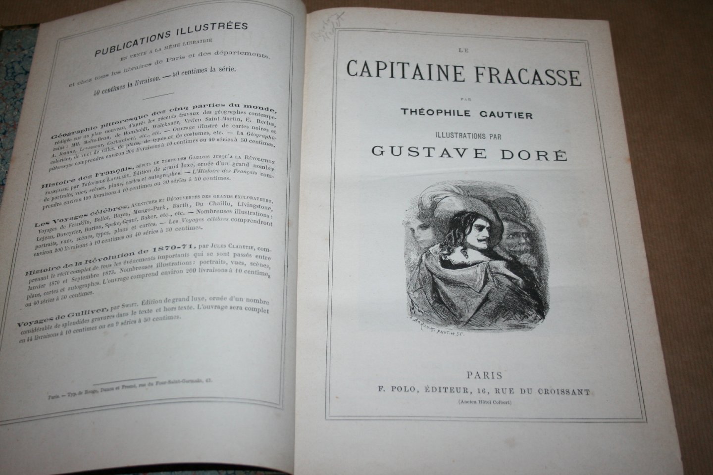 Th. Gautier -- Illustraties Gustave Doré - Le Capitaine Fracasse