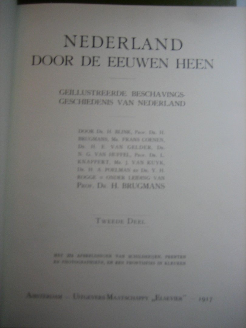 Dr H Burgmans - Nederland door de eeuwen heen
