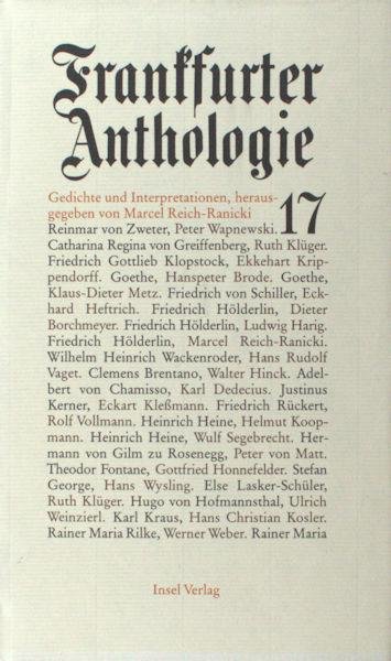 Reich-Ranicki, Marcel (Herausg.). - Frankfurter Anthologie 17. Gedichten und Interpretationen