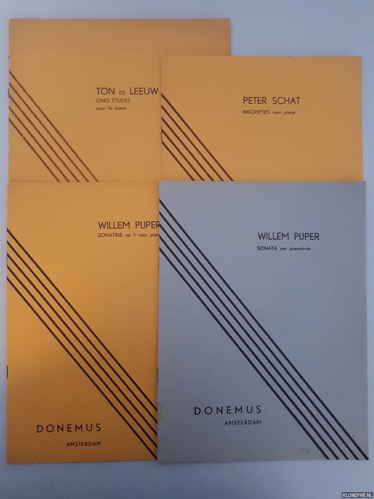 Pijper, Willem & Peter Schat & Ton de Leeuw - 4x Domenus