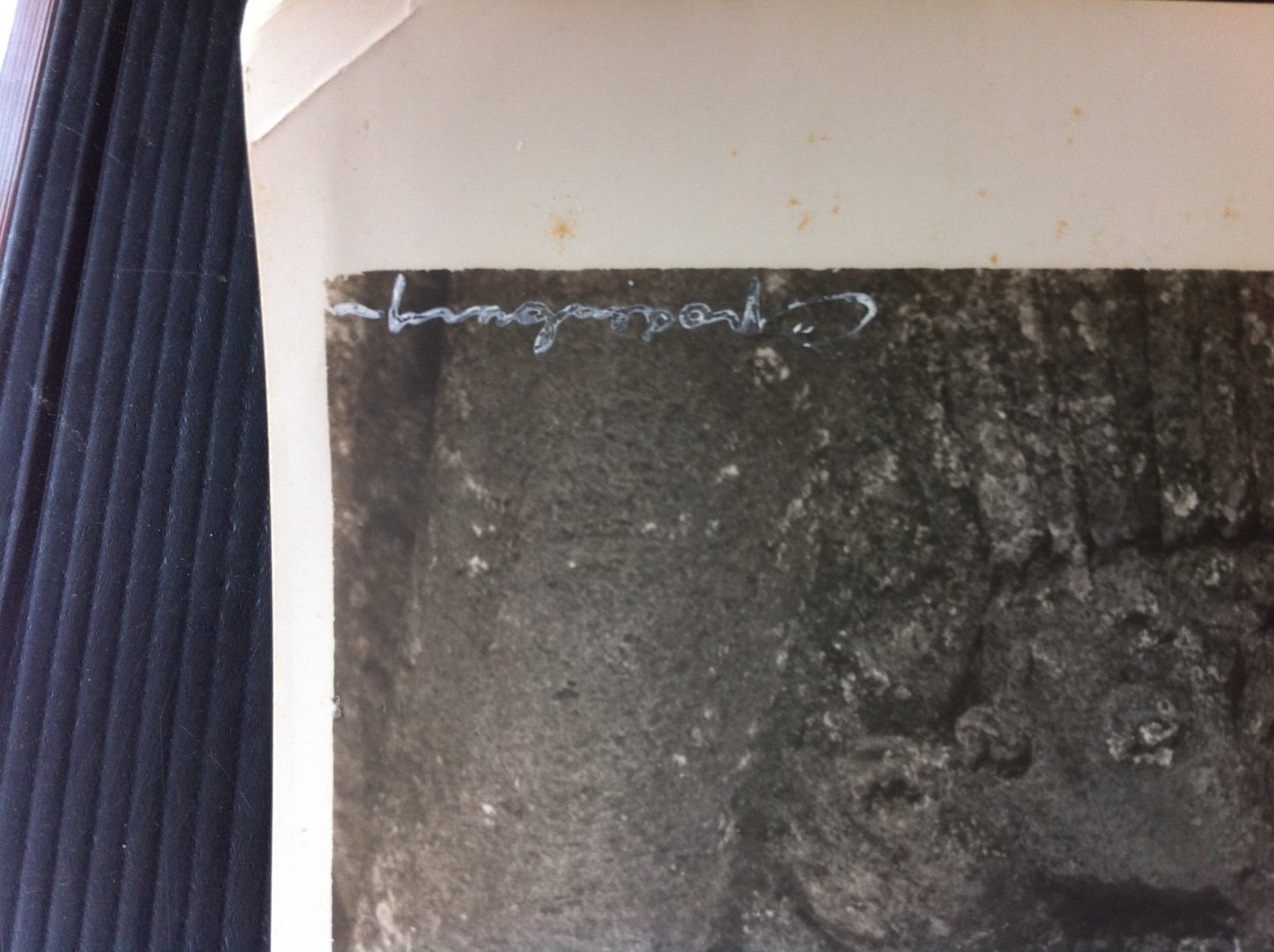 Originele Foto Indie - Hindoe beeld te Singasari bij Malang, Java