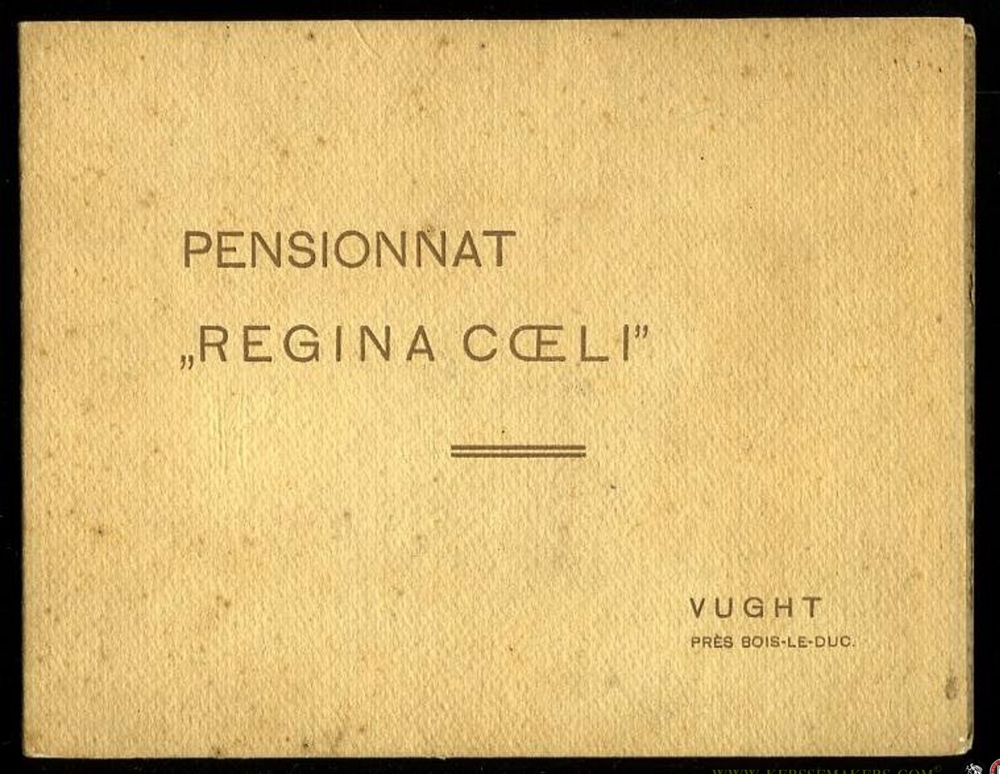 AA - Pensionnat Regina Coeli, Vught pres Bois-Le-Duc