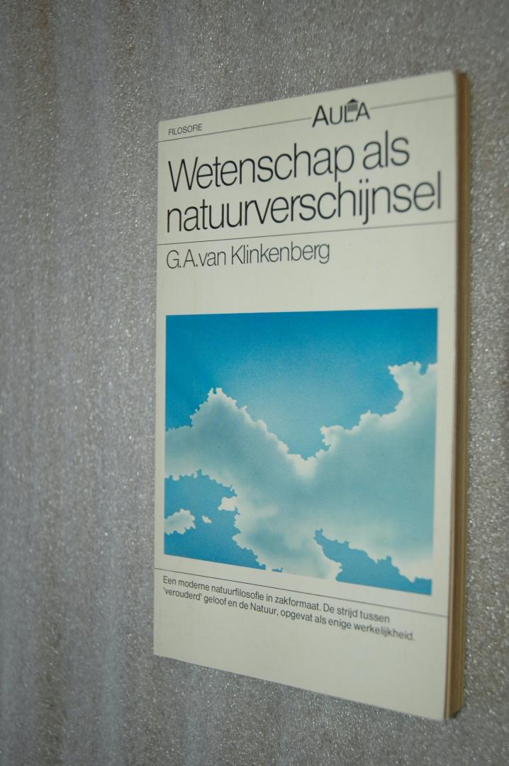 Klinkenberg, G.A. van - Wetenschap als natuurverschijnsel / Aula 719