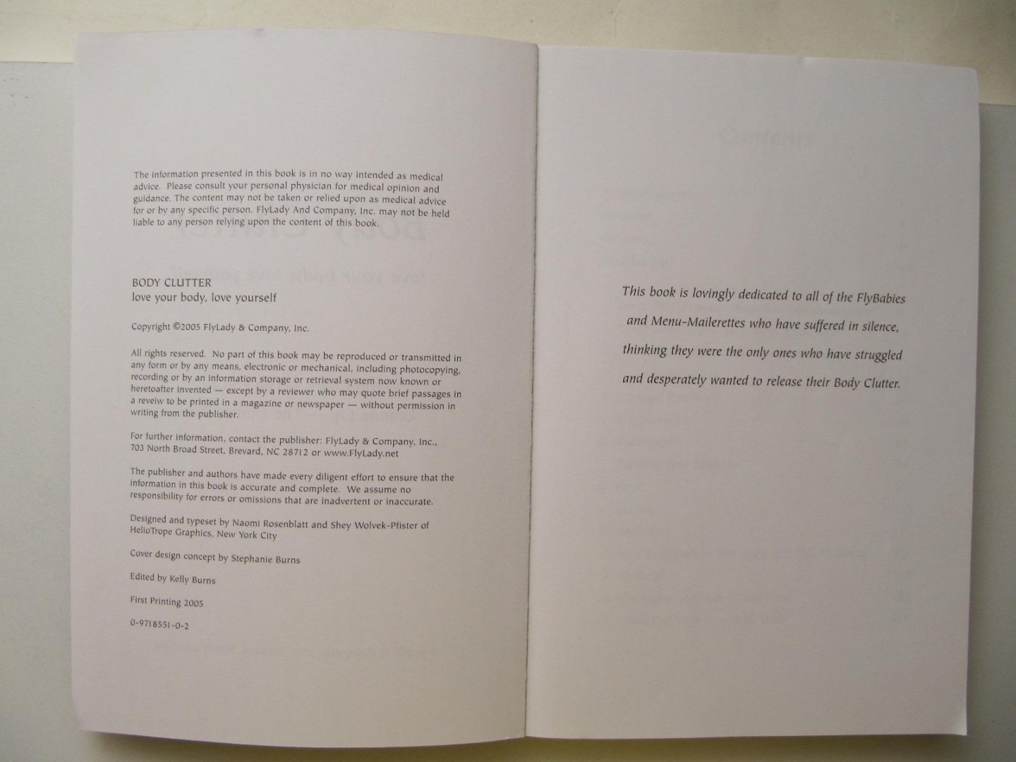 Marla Cilley / Leanne Ely - Body Clutter - love your body, love yourself