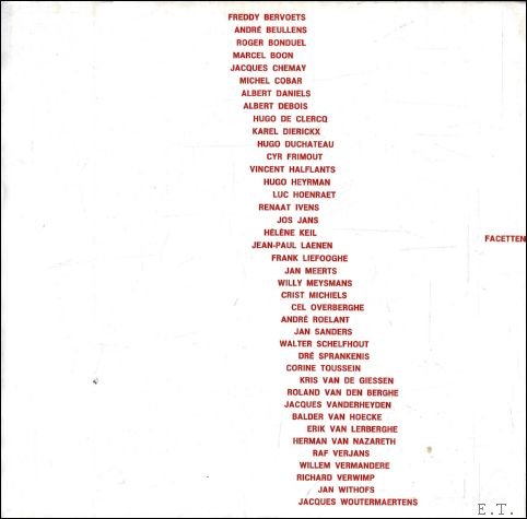 collectief - Facetten Van de Jonge Vlaamse Kunst. 1969. (Hasselt, Provinciaal Begijnhof, Van 22 Maart Tot 7 April 1969. Gent, Sint-Pietersabdij, Van 12 Juni Tot 14 September 1969.).