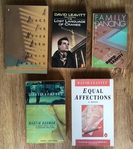 Leavitt, David - 5 boeken: Martin Bauman, Equal affections, A place I've never been, The lost language of cranes, Family Dancing