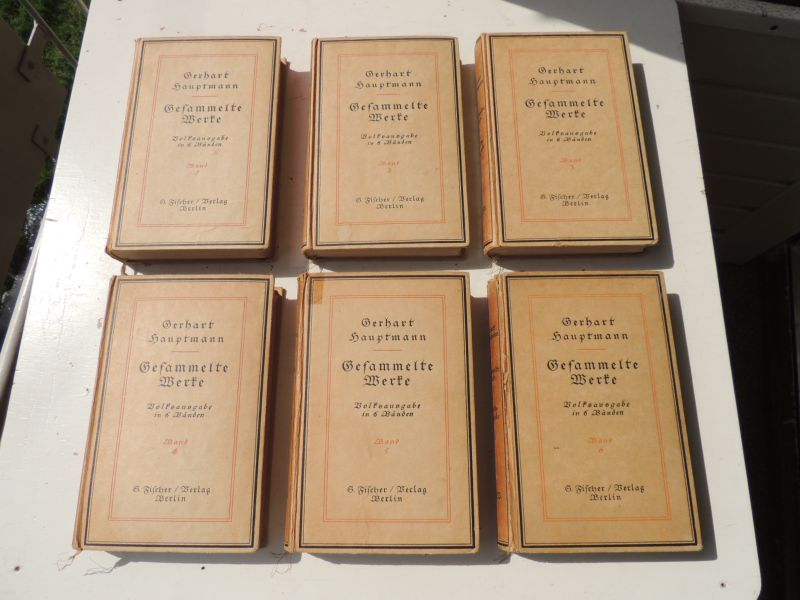 Hauptmann, G. - Gerhard Hauptmann Gesammelte Werke. Volksausgabe in sechs Bänden