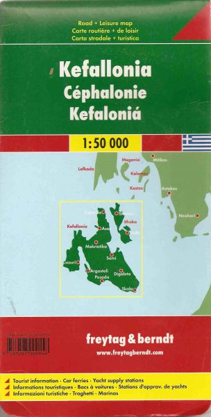  - Kefallonia landkaart 1 : 50000 (jaar 2010)