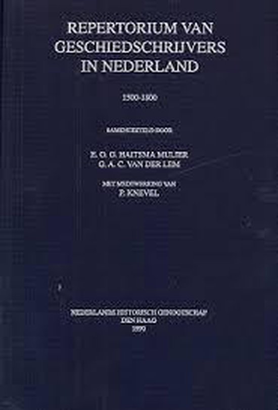 Anton van der Lem - Repertorium Geschiedschrijvers in Nederland 1500-1800