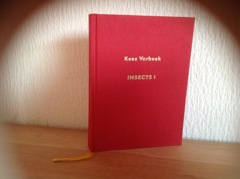 Kees Verkerk - Insects ,boek met prachtige tekeningen van insekten,gesigneerd