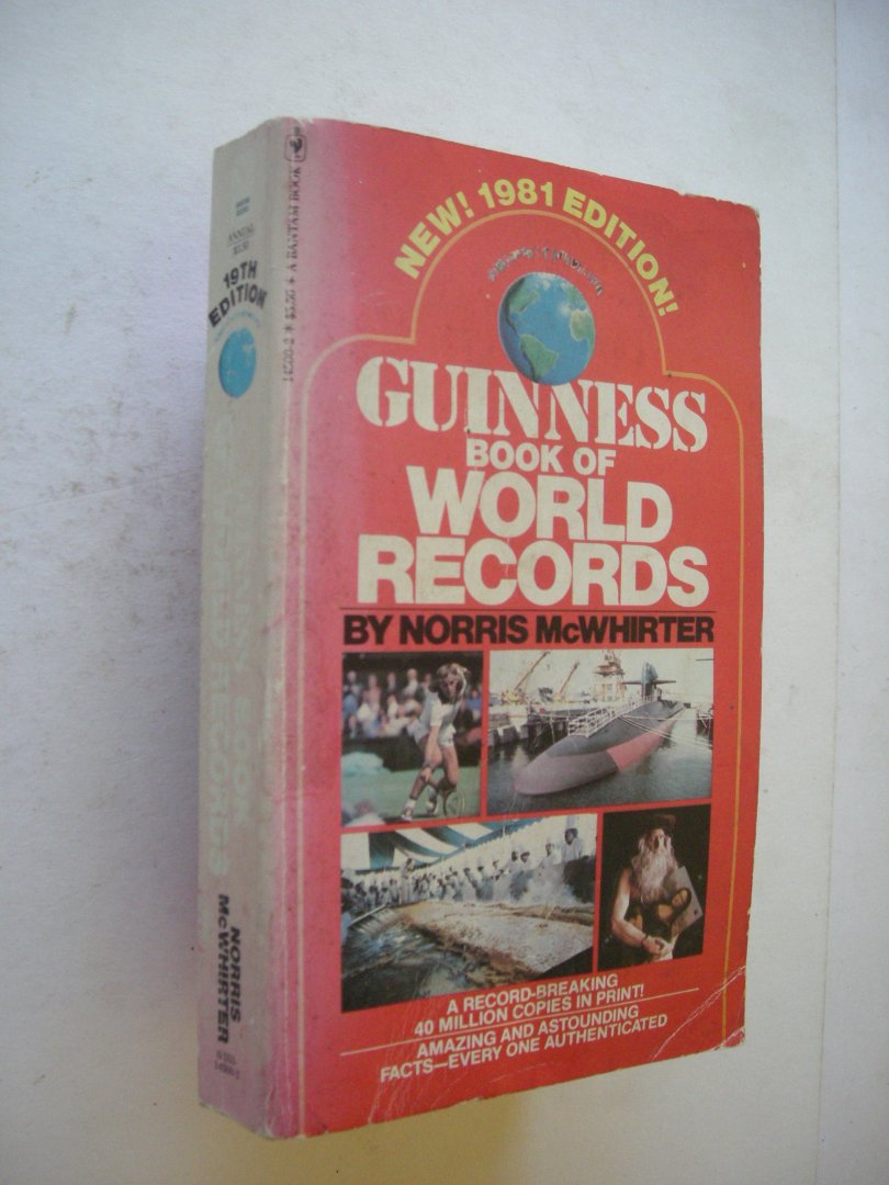 McWhirter, Norris - Guinness book of World Records.