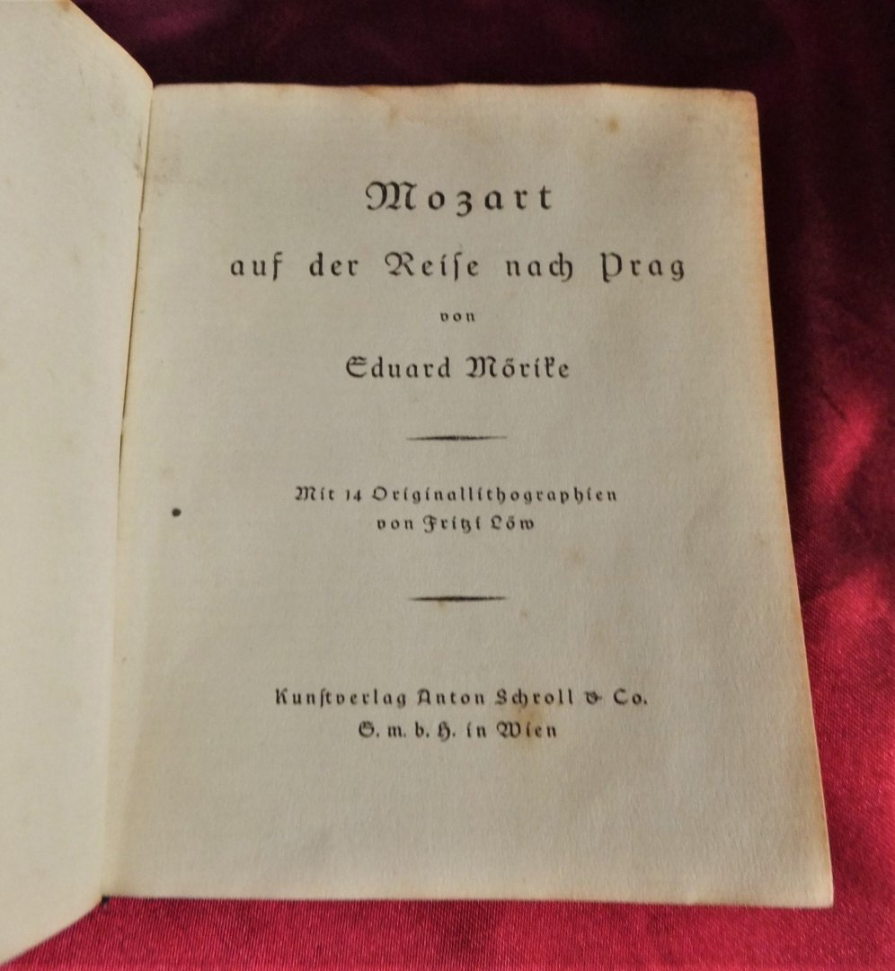 Mörike,Eduard - Mozart auf der Reise nach Prag [1918]