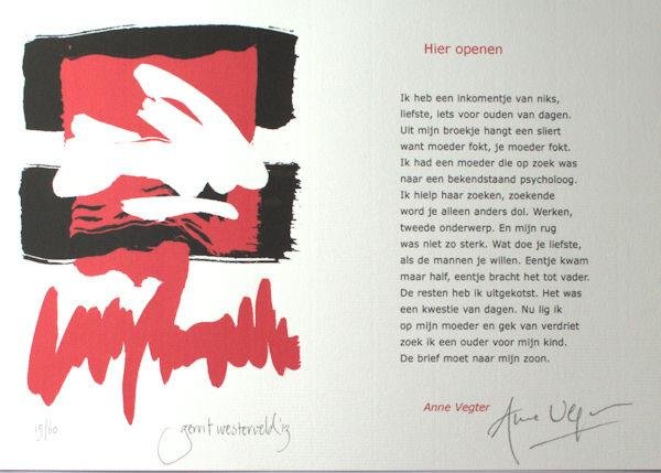 Vegter, Anne - Hier openen.