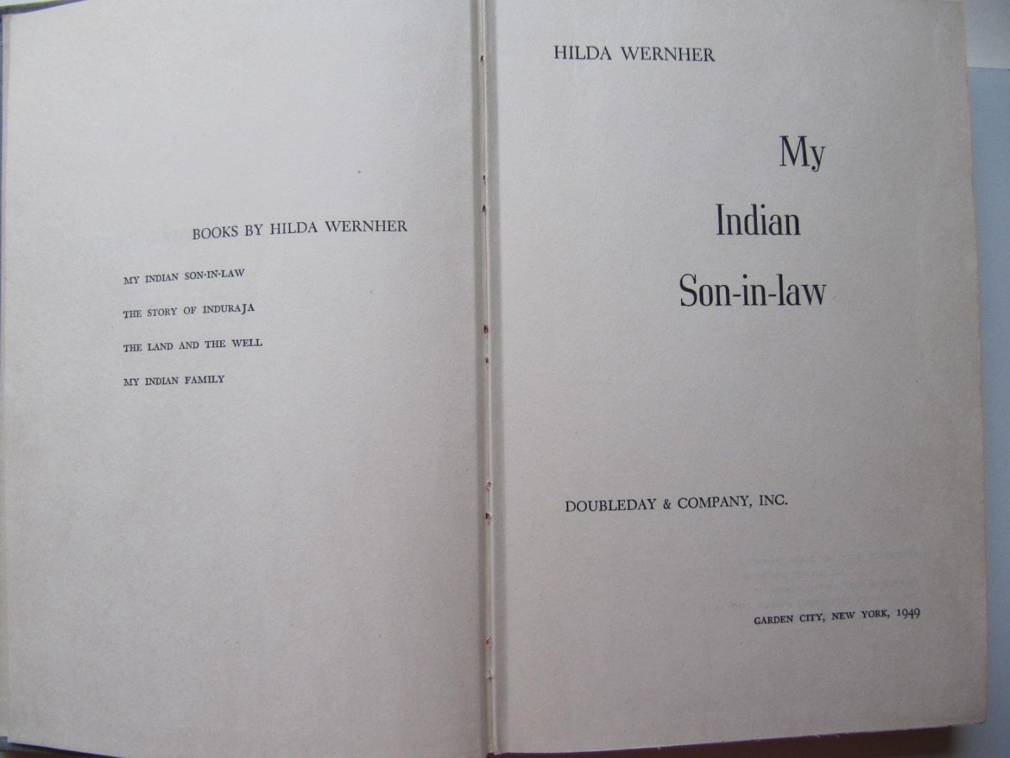 Hilda Wernher - My Indian Son-in-law