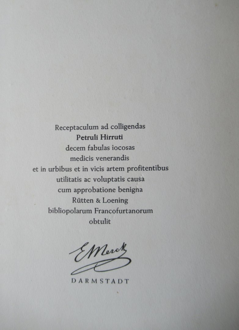 Hoffmann, Henricus - Petrulus Hirrutus. ('Der Struwwelpeter'). In sermonem latinum translatus ab E. Bornemann.