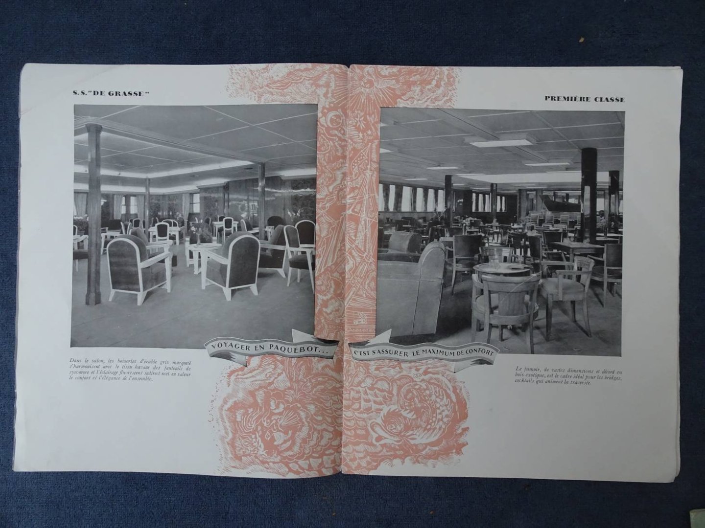 N.n.. - Compagnie Générale Transatlantique. "Liberté", "Ile de France" and "De Grasse".