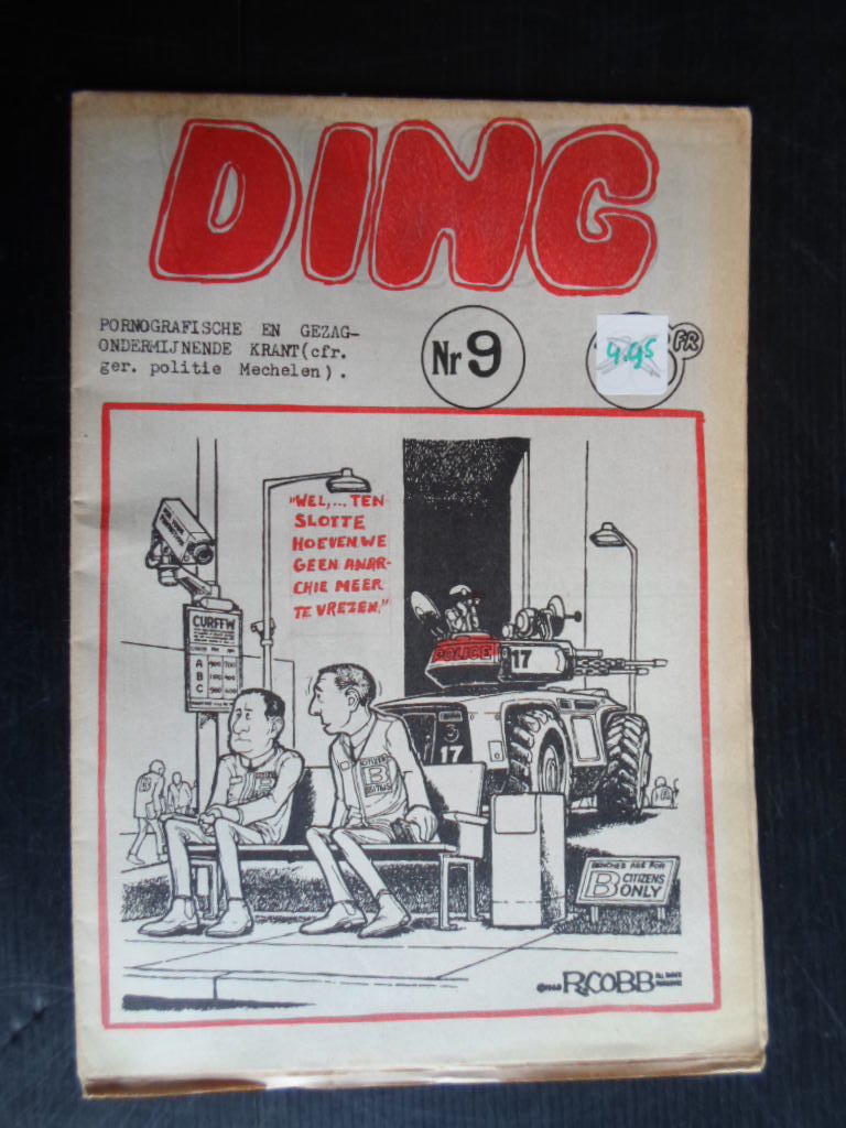  - Ding, Onderwaterkrant nr 9, Belgisch underground magazine, Mechelen