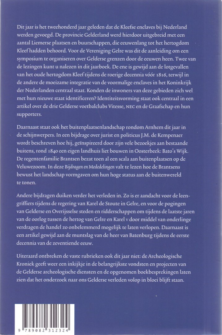 n. n (ds1223) - Gelre, Historisch jaarboek voor Gelderland deel CVII / 2016