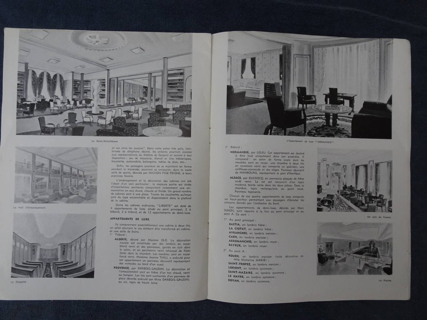 N.n.. - Compagnie Générale Transatlantique. "Liberté", "Ile de France" and "De Grasse".