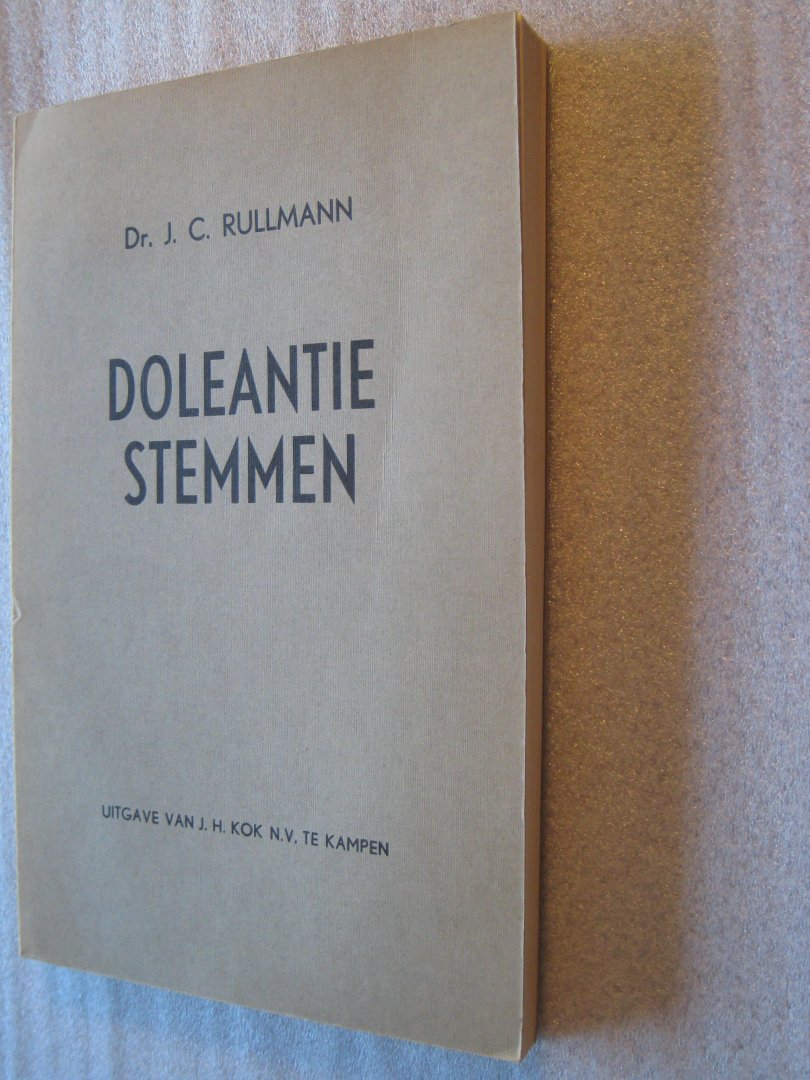 Rullmann, Dr. J.C. - Doleantie-Stemmen