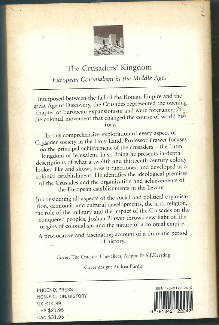 Prawer, Joshua - The crusaders kingdom