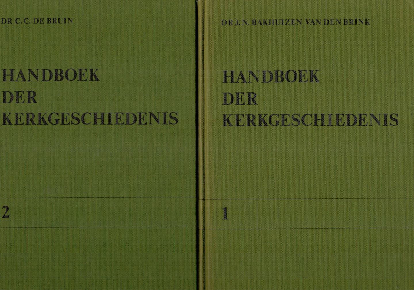Bakhuizen van den Brink, Dr. J.N. & Dr. J. van den Berg & Dr. W.F. Dankbaar (bew) - Handboek der kerkgeschiedenis in 4 delen