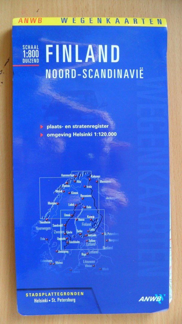  - Finland  ANWB wegenkaarten