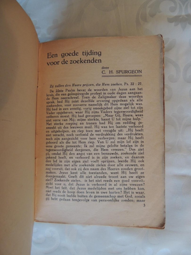 Spurgeon C H - Keurgarve uit de predicatien van Spurgeon - Spurgeon bibliotheek 1 - 26