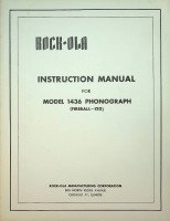 Rock-Ola - Rock-Ola Model 1436 Fireball-120 Jukebox original Instruction Manual