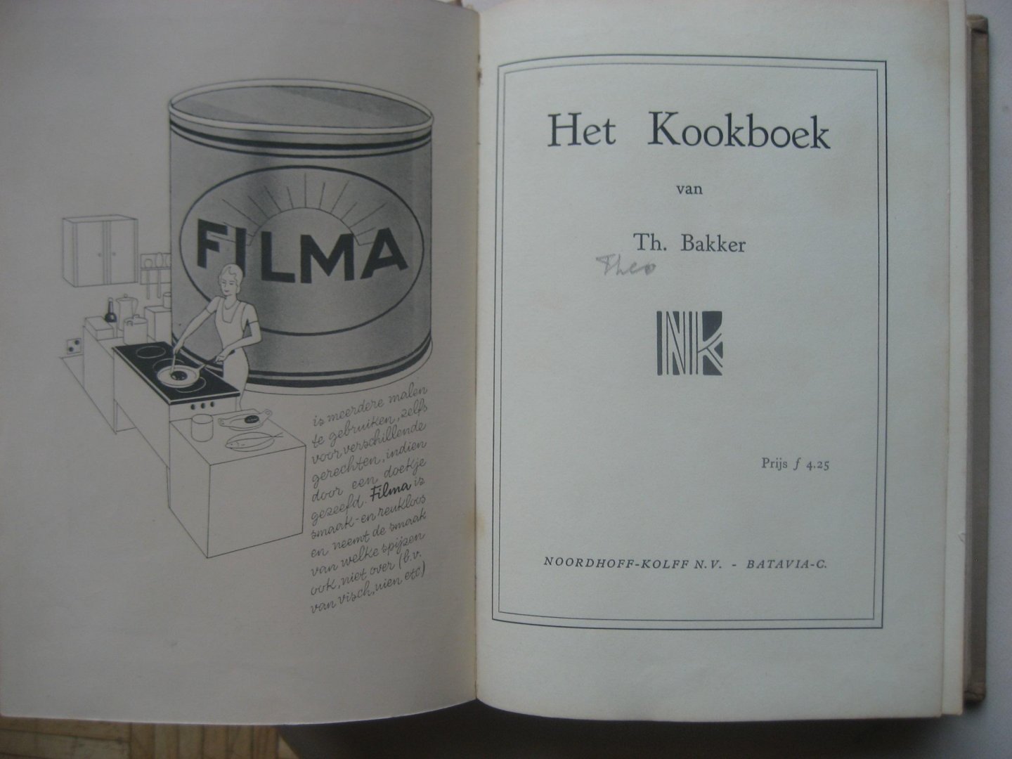 Th. Bakker - Het KOOKboek / Antiek