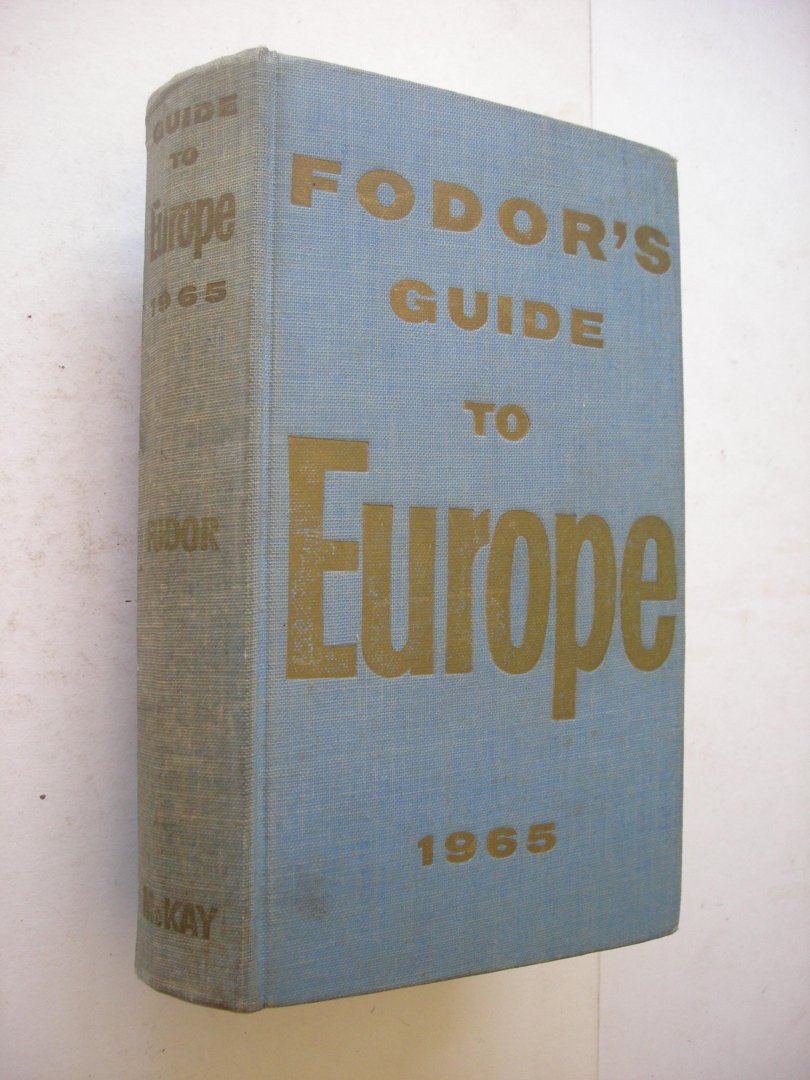 Fodor, Eugene, editor - Guide to Europe, A comprehensive handbook of 34 countries, text, 43 city plans