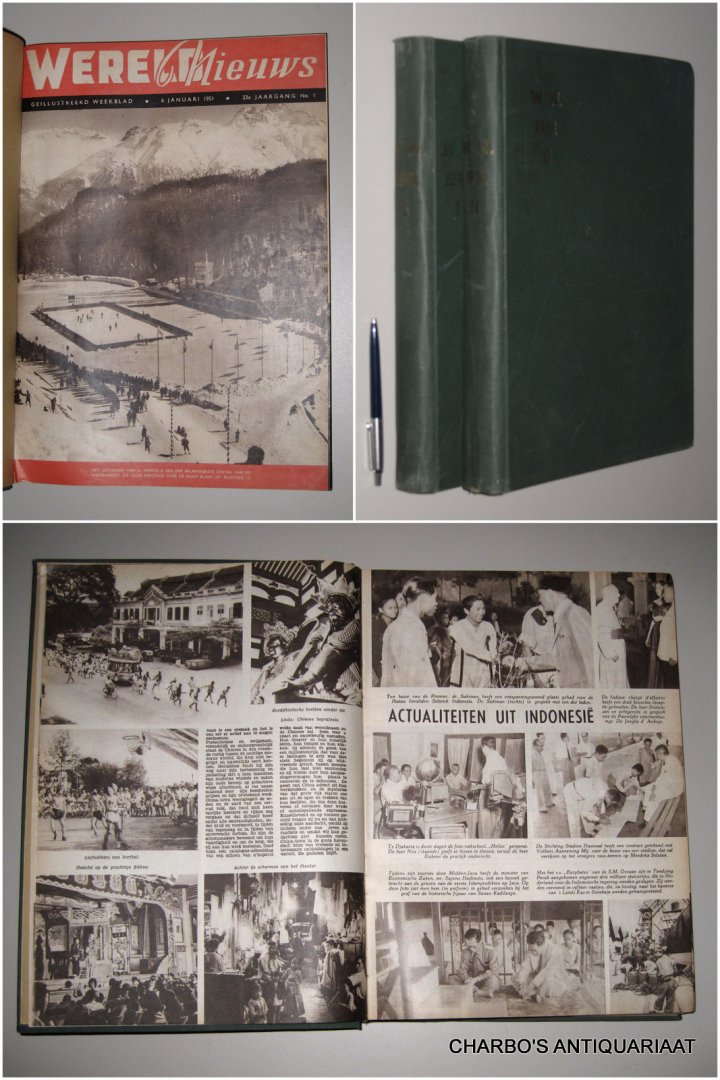 STAM, W.J.M. (hoofdred.), - Wereldnieuws. Geïllustreerd weekblad. 23e jaargang. (Jan.- Dec.1951).