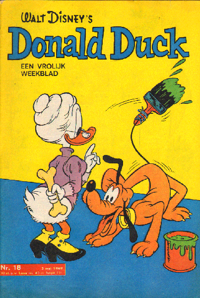 Disney, Walt - Donald Duck 1969 nr. 18 , 3 mei , Een Vrolijk Weekblad,  goede staat