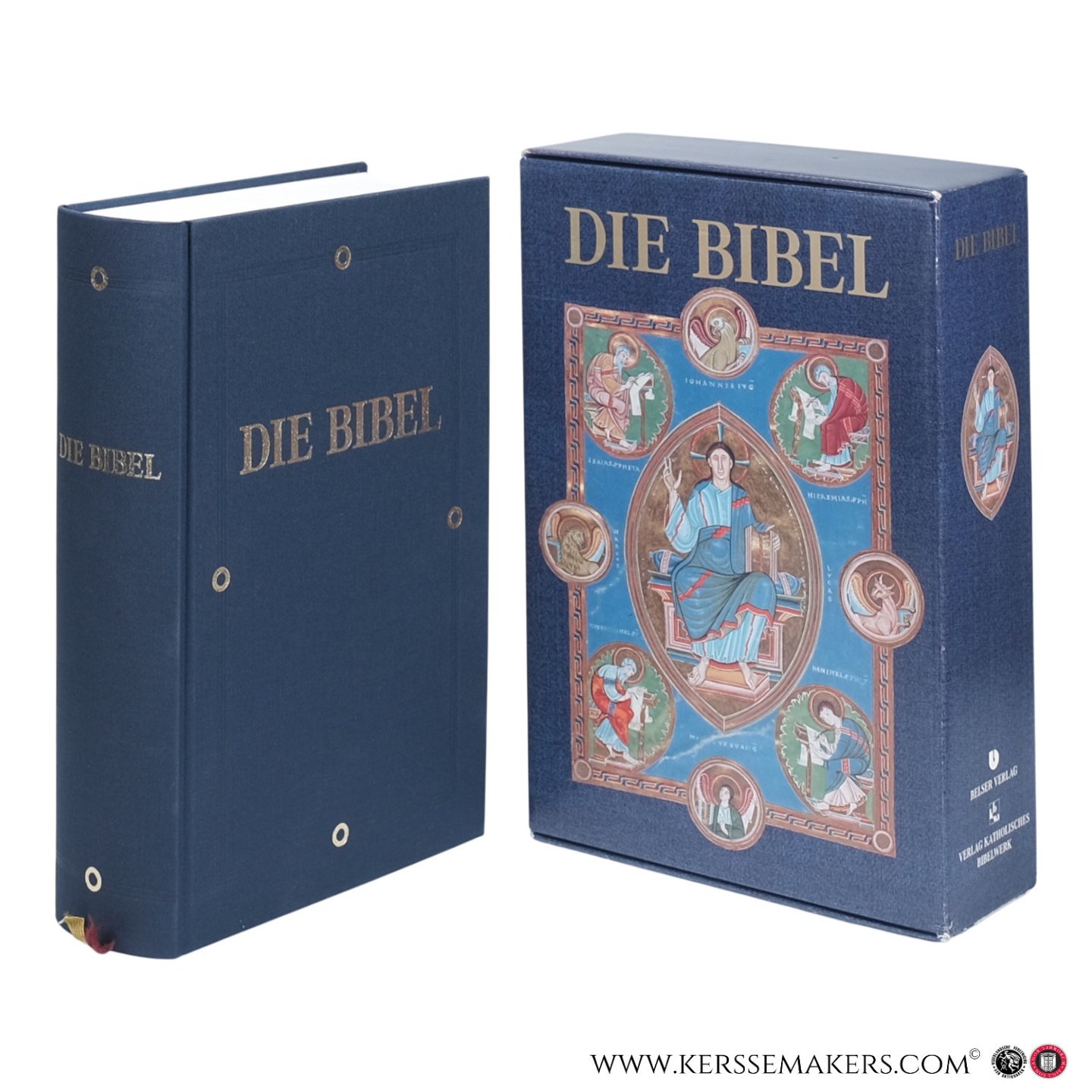 Bibel: - Die Bibel. Stuttgarter Bibel der Buchmalerei. Die Einheitsübersetzung mit Meisterwerken mittelalterlicher Buchkunst.