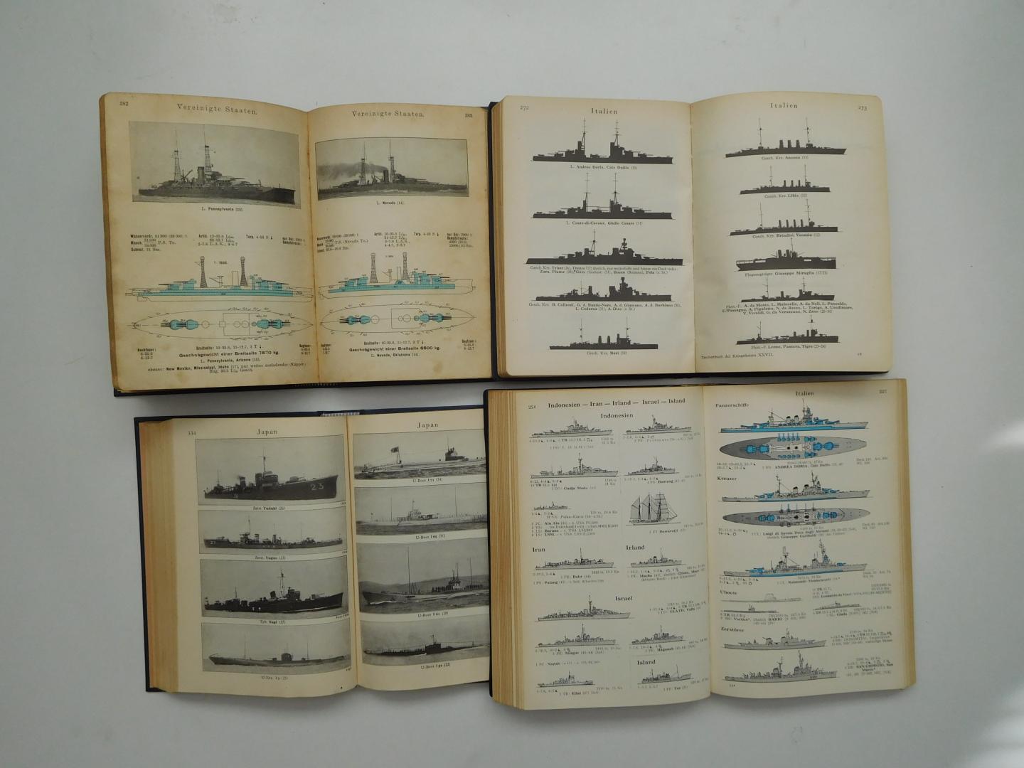 Weijer, B - Taschenbuch der Kriegsflotten 1918 - 1932 - 1941/42 - 1956/57