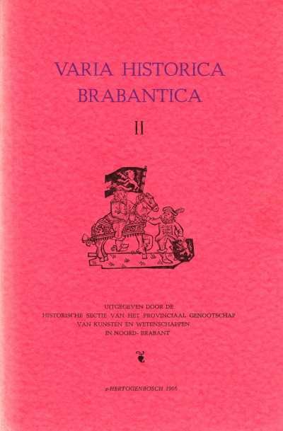 Diversen - Varia Historica Brabantica Deel II
