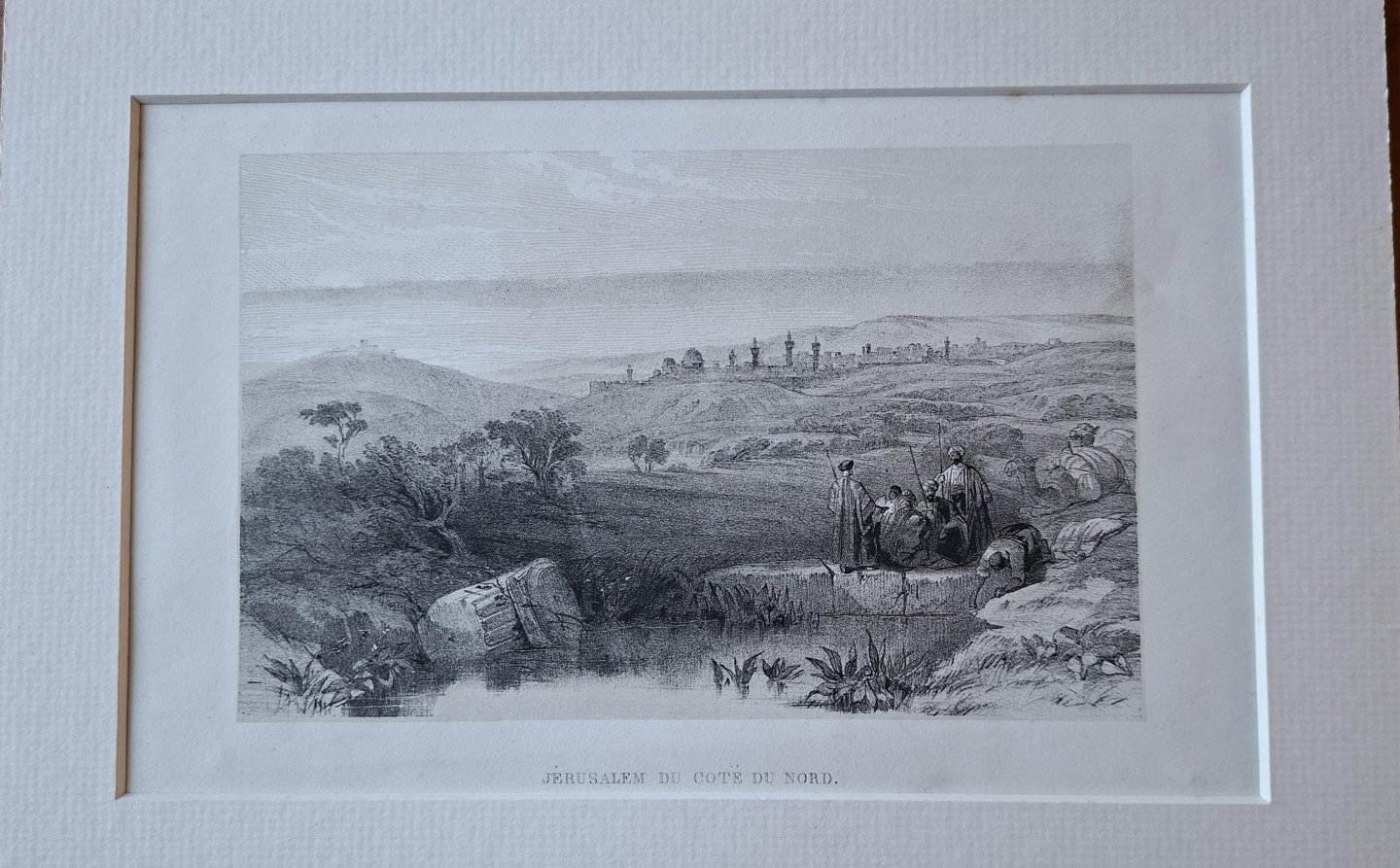  - Jerusalem du coté du Nord, engraving ca. 1860