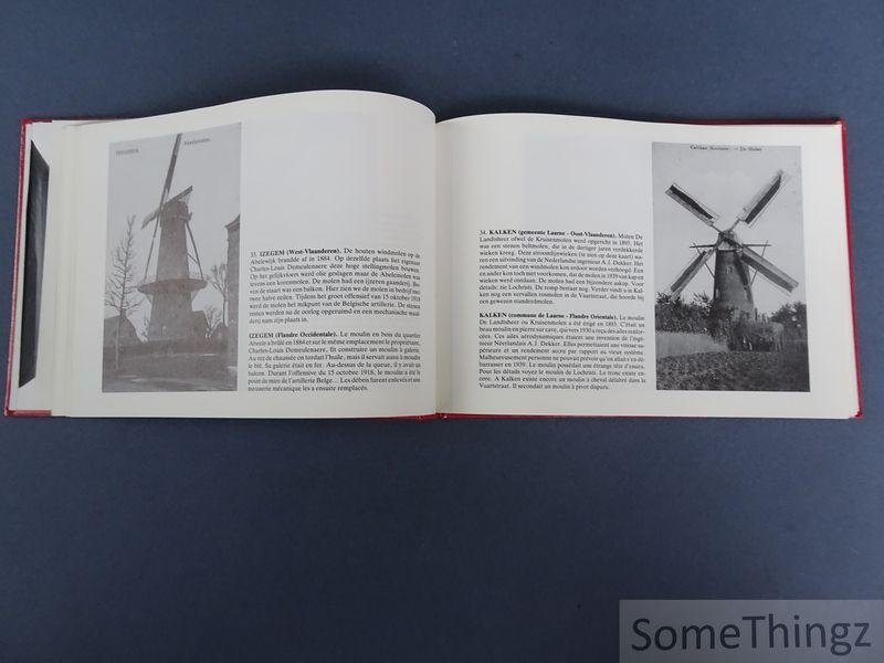 Verpaalen, John. - Verdwenen Belgische windmolens in oude prentkaarten. Moulins à vent belges disparus en cartes postales anciennes. [+ originele brief en twee kaartjes van de auteur.]