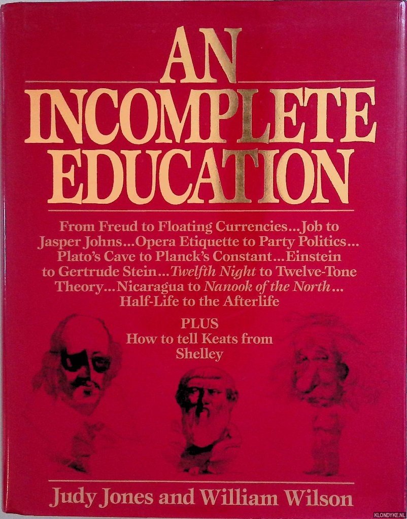 Jones, Judy & William Wilson - An Incomplete Education