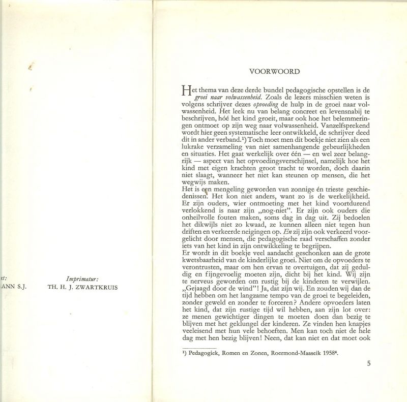 Perquin, Dr. Nic S.J. - Groei naar volwassenheid