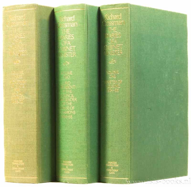 CROSSMAN, R. - The diaries of a cabinet minister. Complete in 3 volumes.